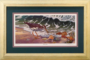 "Beach Bums" - Sandpiper by wildlife artist Randy McGovern
