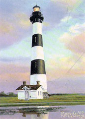 Bodie Island Lighthouse print by artist Randy McGovern