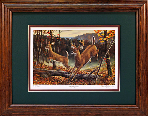 "Higher Ground" - Whitetail Deer print by wildlife artist Randy McGovern
