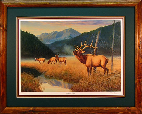 "King of the Valley" - Elk prints by wildlife artist Randy McGovern